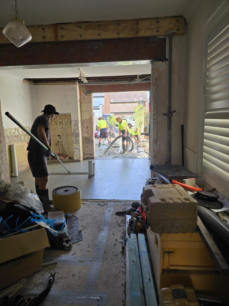 Tight Access Concrete Pumping Line Hire Newcastle